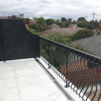 Black Outdoor Wrought Iron Balustrade Kew