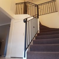 Black Indoor Wrought Iron Balustrade