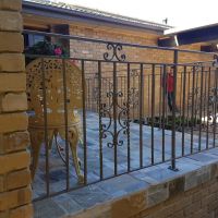 Outdoor Deck Wrought Iron Balustrade
