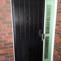 Black Wrought Iron Door