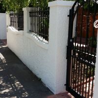 Black Outdoor Wrought Iron Fence Brighton