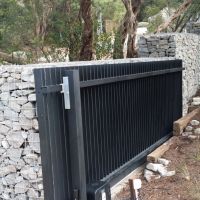 Black Outdoor Wrought Iron Gates