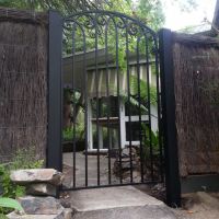 Black Outdoor Wrought Iron Gates