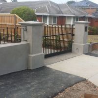 Black Outdoor Wrought Iron Gates Canterbury