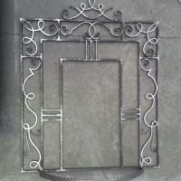Black Wrought Iron Mirror