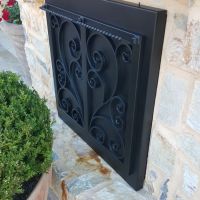 Outdoor Ornamental Black Wrought Iron 