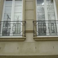 Black Outdoor Wrought Iron Window Grills